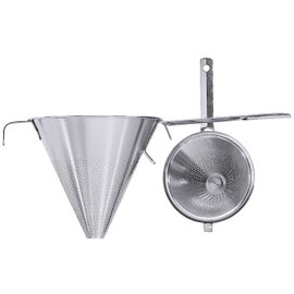 pointed strainer 0.25 ltr stainless steel | Hole Ø 1.5 mm | Ø 120 mm  H 85 mm product photo