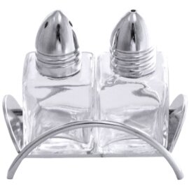 cruet Cube • salt|pepper glass metal H 70 mm product photo