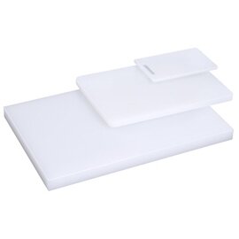 cutting board polyethylene  • white with grip hole | 250 mm  x 150 mm  H 10 mm product photo