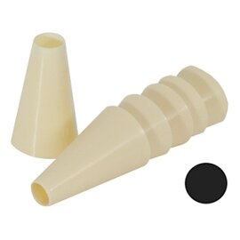 round piping nozzle set opening Ø 3 - 13 mm set of 6 plastic cream coloured  H 60 mm product photo