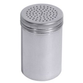 salt shaker aluminium  Ø 65 mm  H 120 mm  • hole Ø 2 mm product photo