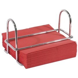 napkin holder chromed rectangular 330 x 330 mm | 200 mm x 115 mm H 120 mm product photo