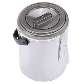 ice bucket with lid 2 ltr plastic stainless steel  Ø 150 mm  H 200 mm product photo