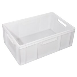 stackable container  • white | 600 mm  x 400 mm  H 215 mm product photo