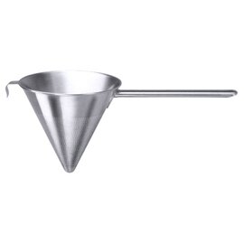 pointed strainer 0.8 ltr stainless steel | perforation Ø 1.0 mm | Ø 155 mm  H 145 mm product photo