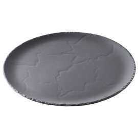 serving plate porcelain black slate look  Ø 325 mm product photo