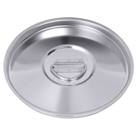 3006/012 Deckel für Eimer aus Edelstahl 18/10, seidenmatt glänzend, extra schwere Qualität, passend zu Messeimer 12 ltr. product photo