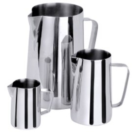 milk jug |water pitcher stainless steel 18/10 hygienically blunt handles 300 ml H 100 mm product photo