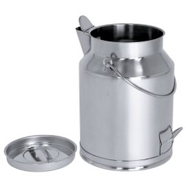 transport jug with lid with spout stainless steel 5 ltr  Ø 175 mm  H 270 mm | bottom hoops product photo