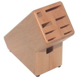 knife block wood suitable for sharpening steel|scissors|knife  L 190 mm  H 210 mm product photo