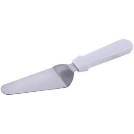 cake server plastic stainless steel white  L 275 mm scoop size 140 x 60 mm product photo