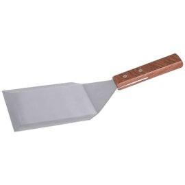 roasting spatula 135 x 110 mm inflexible bent  L 300 mm product photo