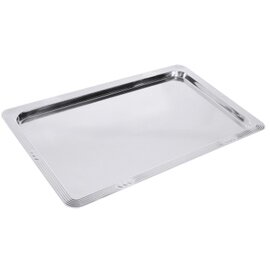 GN tray GN 1/2 stainless steel shiny  L 325 mm  B 265 mm  H 15 mm product photo