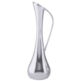 flower vase cast zinc silver coloured  Ø 25 mm  H 175 mm product photo