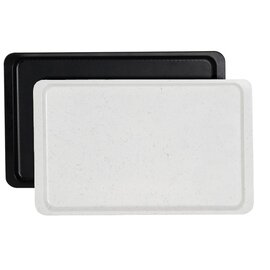 standard tray GN 1/1 fibre glass black rectangular product photo