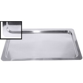GN tray GN 1/1 stainless steel shiny  L 530 mm  B 325 mm  H 15 mm product photo