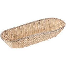 Baguette basket made entirely of polypropylene, natural coloring, suitable for dishwashers product photo
