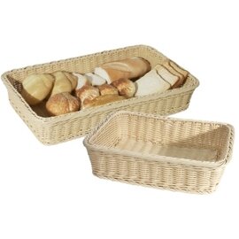 basket GN 1/1 plastic natural-coloured 530 mm  x 325 mm  H 80 mm product photo