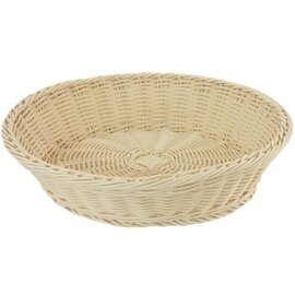 basket plastic natural-coloured  Ø 380 mm  H 85 mm product photo