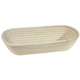 proofing bowl peddig reed oval bread weight 1000 g  L 300 mm  B 140 mm  H 70 mm product photo