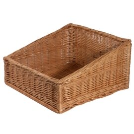 shelf basket wicker 450 mm  x 450 mm  H 220 mm product photo