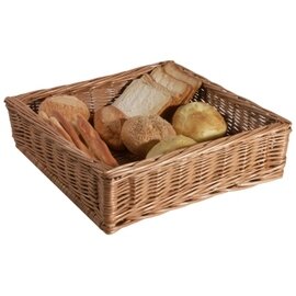 display basket|buffet basket wicker 350 mm  x 350 mm  H 100 mm product photo