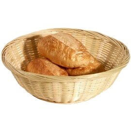 bread basket bamboo natural-coloured  Ø 220 mm  H 75 mm product photo