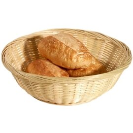 bread basket bamboo natural-coloured  Ø 220 mm  H 75 mm product photo