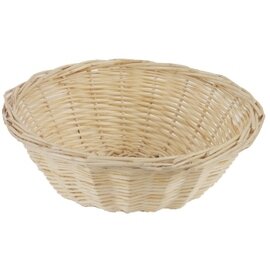 basket, round wicker natural-coloured  Ø 220 mm  H 80 mm product photo