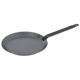 CLEARANCE | iron crepe pan  • steel 2 mm  Ø 200 mm  H 20 mm | flat handle product photo