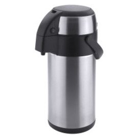 vacuum jug 2.2 ltr stainless steel matt stainless steel insert pressure cap  H 340 mm product photo