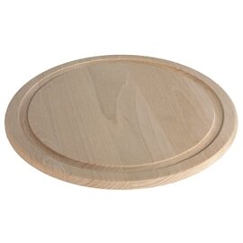 wooden plate with juice rim  Ø 250 mm  H 14 mm product photo