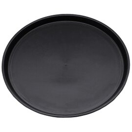 serving tray polyester black round  Ø 320 mm product photo