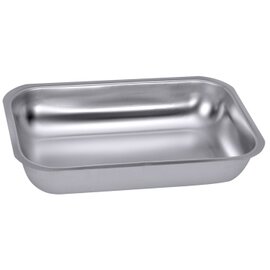 bowl stainless steel 0.6 ltr 190 mm  x 120 mm  H 40 mm product photo