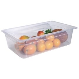GN container GN 1/2 x 65 mm transparent plastic product photo