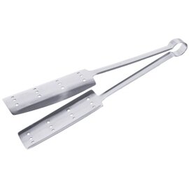 fish tongs stainless steel 18/0 perforated shiny  L 315 mm product photo