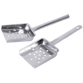 shovel stainless steel perforated 100 x 80 mm  L 255 mm  • flat handle product photo