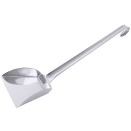 Paella scoop | mushroom shovel stainless steel 120 x 125 mm  L 480 mm product photo