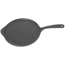 pancake pan  • cast iron  Ø 230 mm  H 15 mm | long handle and cloth handle product photo