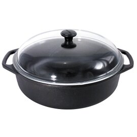roasting pan with lid  • cast iron 3 ltr  Ø 240 mm  H 85 mm product photo