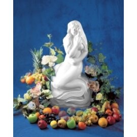 Ice sculpture mold &quot;Meerjungfrau&quot;, reusable shape made of white polyethylene, externally reinforced with orange-colored special resin, height 86 cm product photo