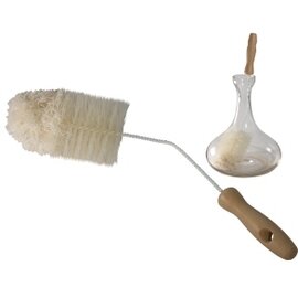 carafe brush  | bristles made of natural material  | white  Ø 80 mm  L 380 mm product photo