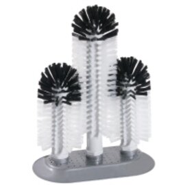 glass brushes 3 brushes|suction plate  | bristles made of nylon  Ø 70 mm (3x)  H 180 mm product photo