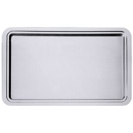 GN buffet tray GN 1/2 stainless steel shiny matt  L 325 mm  B 265 mm  H 15 mm product photo