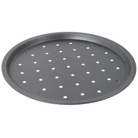 non-stick pizza sheet perforated steel 0.6 mm Ø 350 mm  H 10 mm product photo