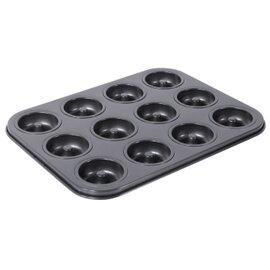 mini donut cake mould  • donut | 12-cavity | mould size Ø 43 x 15 mm  L 250 mm  B 190 mm product photo