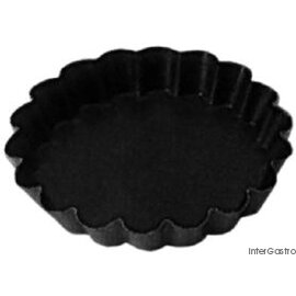 non-stick tortelette mould black non-stick coated Ø 80 mm  H 12 mm product photo