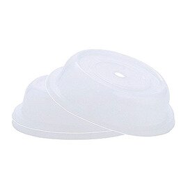 plate dome polypropylene transparent white  H 60 mm maximal plate Ø 210 mm | grip hole product photo