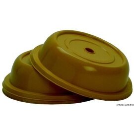 plate dome polypropylene golden yellow  H 60 mm maximal plate Ø 210 mm | grip hole product photo