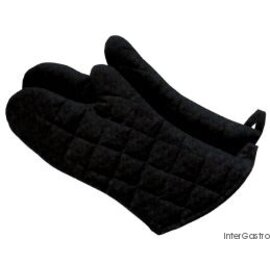 kitchen gloves cotton black 1 pair 340 mm x 170 mm product photo